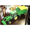 Image 1 : JOHN DEERE MODEL TRACTOR W TRAILER