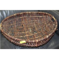 ANTIQUE HANDWOVEN BASKET