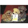 Image 1 : ANGELO DECOR INTERNATIONAL 3 PUPPY ORNAMENT