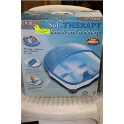 NEW HOMEDICS SOLETHERAPY MASSAGING FOOT SPA