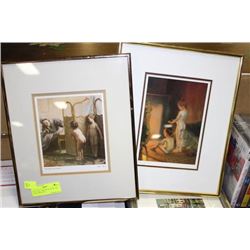 PAUL PEEL "BEFORE & AFTER THE BATH" PRINT SET