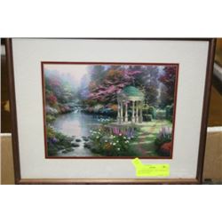 THOMAS KINKADE "THE GARDEN OF PRAYER" PRINT