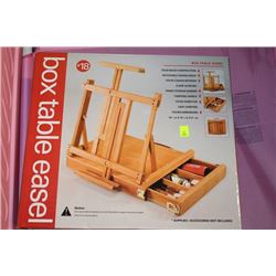 NEW BOX TABLE EASEL