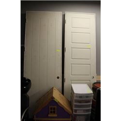 3 INTERIOR DOORS ASSORTED STYLES