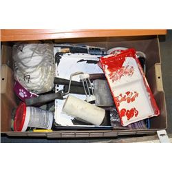 CRATE OF PAINTING GEAR