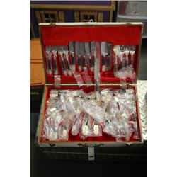 BOX OF SILVERWARE