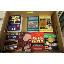 FLAT OF 7 POKER BOOKS