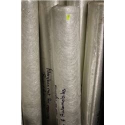 ROLLS OF FIBERGLASS MAT FOR REPAIRING BOATS AND