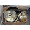 Image 1 : BOX OF COOKING POTS AND PANS