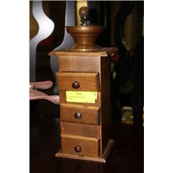 WOODEN-METAL COFFEE GRINDER