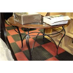 SHOWHOME WOOD AND GLASS KITCHEN TABLE