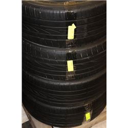 SET OF 4 FALKEN 205 45 ZR 17 USED TIRES