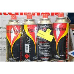 PK OF 4 PORTABLE BURNER BUTANE