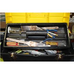 YELLOW & BLACK TOOLBOX W/ TOOLS