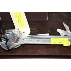 3 - 12" CRESCENT WRENCHES