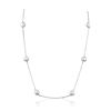 Image 4 : 14KT White Gold Pearl Necklace
