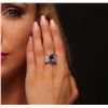Image 3 : 18KT White Gold 3.25ct Tanzanite and Diamond Ring