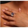 Image 4 : 18KT White Gold 3.25ct Tanzanite and Diamond Ring