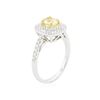 Image 6 : 14KT Two-Tone Gold 1.28ctw Diamond Engagement Ring
