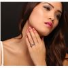 Image 3 : Platinum 0.84ctw Diamond Ring Wedding Set