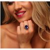 Image 4 : 14KT White Gold 16.98ct Tanzanite and Diamond Ring