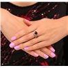 Image 2 : 14KT Yellow Gold 2.73ct Rubellite and Diamond Ring