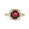Image 3 : 14KT Yellow Gold 2.73ct Rubellite and Diamond Ring