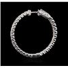 Image 4 : 14KT White Gold 1.75ctw Diamond Earrings