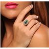 Image 1 : 14KT Yellow Gold 2.27ct Emerald and Diamond Ring