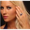 Image 3 : 14KT Two-Tone Gold 3.28ct Tanzanite and Diamond Ring