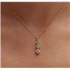 Image 1 : 14KT Yellow Gold 1.50ctw Diamond Pendant With Chain