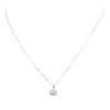 Image 3 : 14KT White Gold 0.83ctw Diamond Pendant With Chain