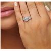 Image 1 : 14KT White Gold 1.32ctw Diamond Ring
