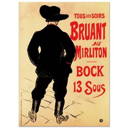 Bruant au Mirliton by Henri de Toulouse-Lautrec