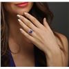 Image 6 : 14KT Rose Gold 3.82ct Tanzanite and Diamond Ring