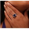 Image 4 : 14KT Yellow Gold 6.50ct Tanzanite and Diamond Ring