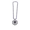 Image 3 : 14KT White Gold 196.43ctw Sapphire Necklace