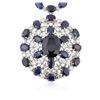 Image 4 : 14KT White Gold 196.43ctw Sapphire Necklace