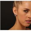 Image 5 : 14KT White Gold 2.52ctw Sapphire and Diamond Earrings