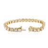 Image 6 : 14KT Yellow Gold 15.54ctw Diamond Bracelet