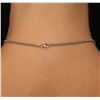 Image 5 : 14KT White Gold 5.96ctw Diamond Pendant With Chain