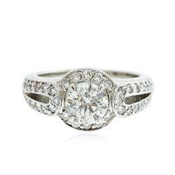 14KT White Gold 1.63ctw Diamond Ring