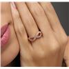 Image 2 : 14KT Rose Gold 0.37ctw Diamond Ring
