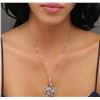 Image 2 : 14KT White Gold 1.00ctw Diamond Pendant With Chain
