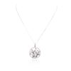 Image 3 : 14KT White Gold 1.00ctw Diamond Pendant With Chain