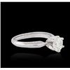Image 4 : 14KT White Gold 1.00ct Brilliant Cut Diamond Solitaire Ring