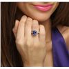 Image 4 : 18KT White Gold 3.06ct Tanzanite and Diamond Ring