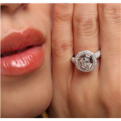 18KT White Gold 1.15ctw Diamond Ring