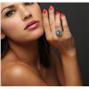 Image 5 : 14KT White Gold Pearl and Diamond Ring