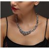 Image 2 : 18KT White Gold 8.81ctw Diamond Necklace